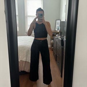 Black Wide Leg Jeans